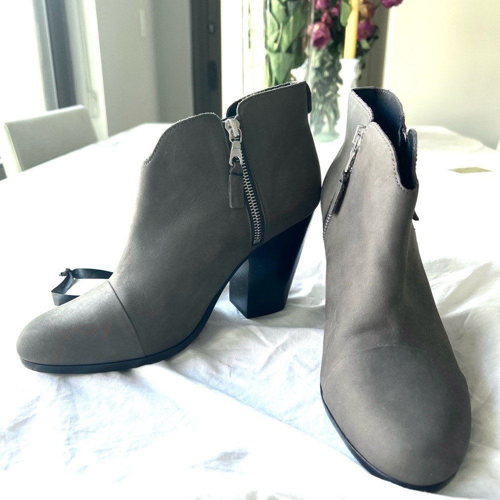 Rag And Bone Grey Suede Boot Size 39.5 - image 2